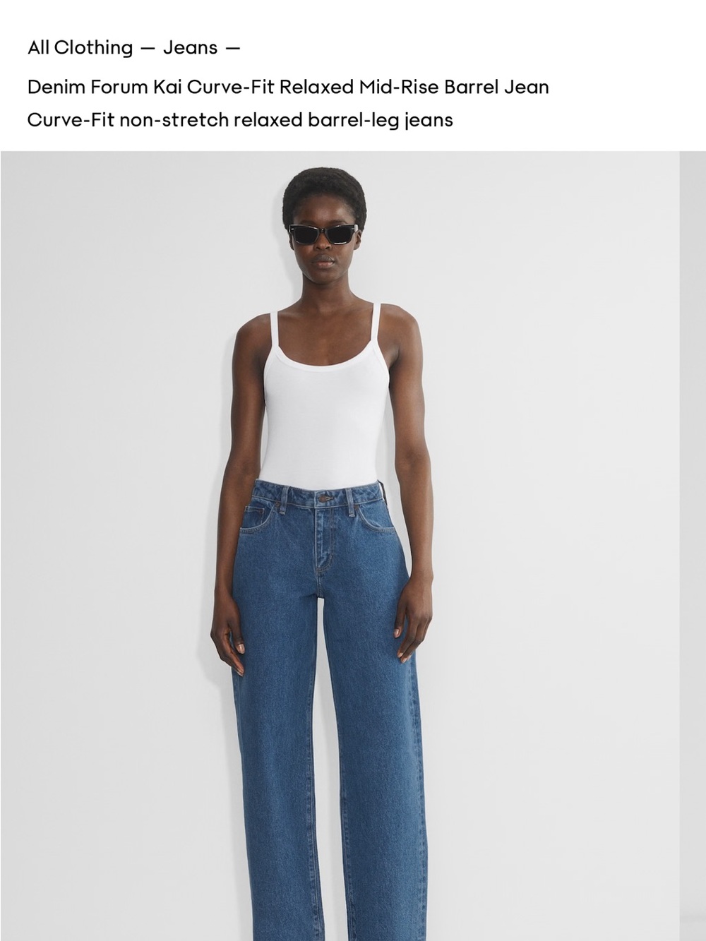 Aritzia - Denim Forum Mid-Rise Kai Curve Jean - 27
